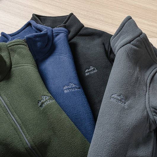 Chaqueta Polar Bordada de Hombre - Diseño Versátil para Cualquier Ocasión - Image 8