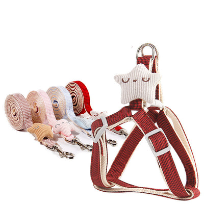 Collar y Correa Ajustable para Perros Pequeños, Medianos y Grandes