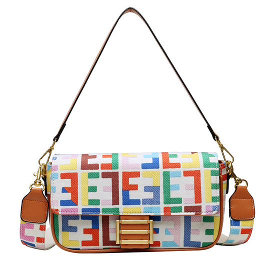 Bolsa Mensajera de Lona Estilo Retro con Correa Simple - Image 5