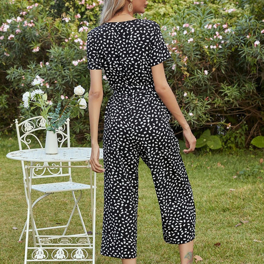 Traje Ejecutivo de Camisa y Pantalón - Escote en V de Manga Corta - Image 2