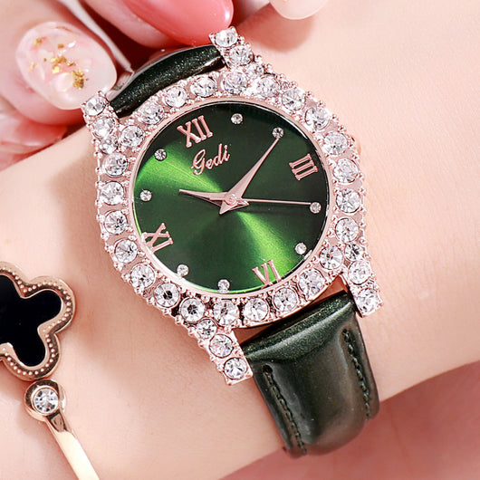 Reloj de Diamante Casual para Mujer - Diseño Versátil y Elegante - Image 8