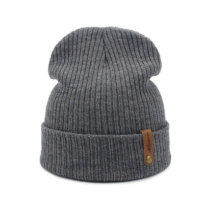 Gorro de Lana Tejida para Hombre y Mujer - Beanie Cálido para Otoño e Invierno - Image 5