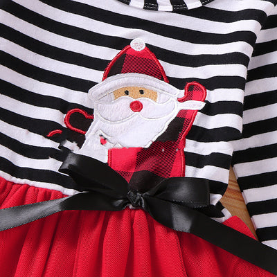 Vestido Princesa Navideño para Niñas con Tul Brillante - Image 5