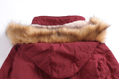 Abrigo de Piel de Cordero Acolchado para Mujer - Image 16