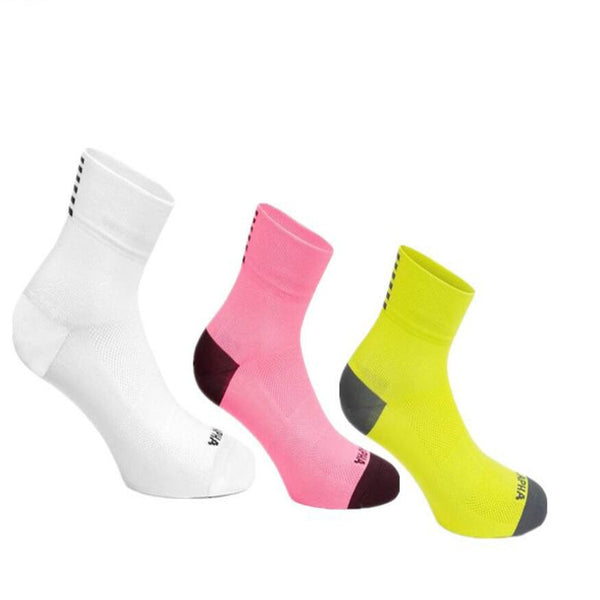 Calcetines Deportivos de Compresión para Ciclismo - Hombre y Mujer