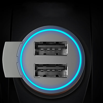 Cargador de Auto Dual USB 5V 2.4A con Cortador de Emergencia - Carga Rápida Inteligente - Image 11