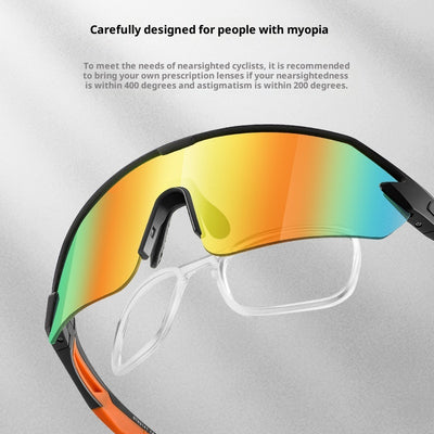 Gafas de Ciclismo Marco Grande Lentes de Color Protección Contra el Viento - Image 2