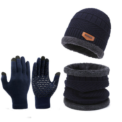 Conjunto Invernal 3 en 1: Bufanda, Guantes y Gorro de Lana Térmica - Image 3