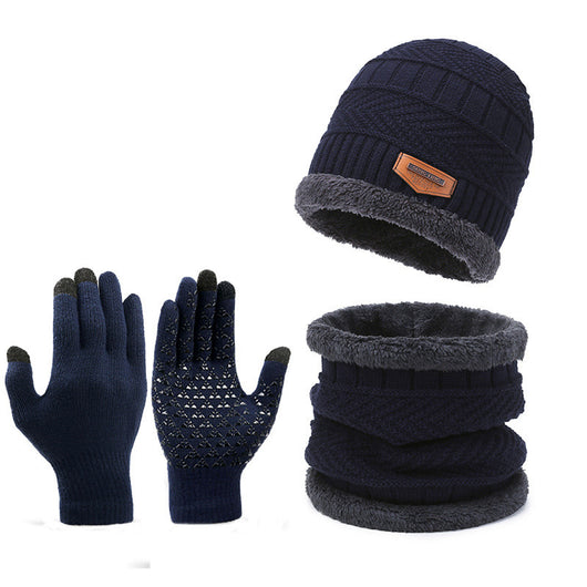 Conjunto Invernal 3 en 1: Bufanda, Guantes y Gorro de Lana Térmica - Image 3