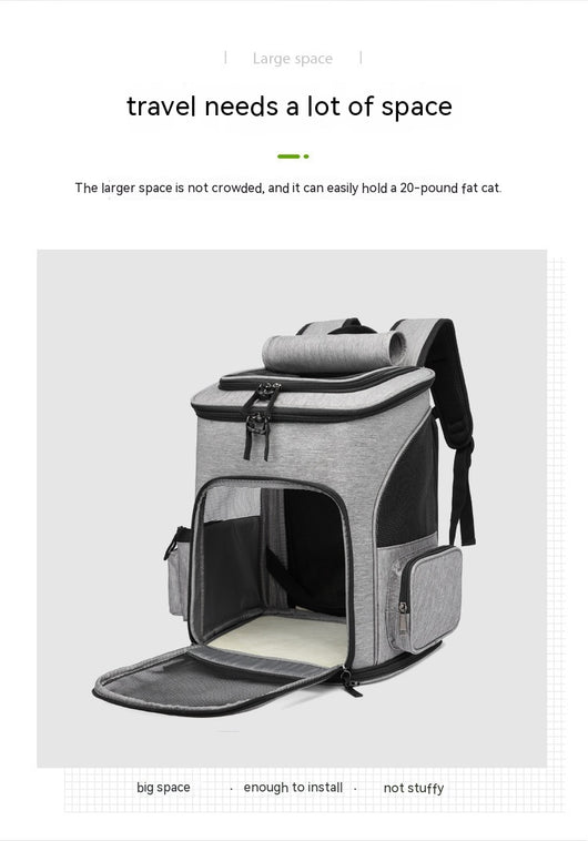 Mochila Transportadora Extensible para Mascotas - Gran Capacidad - Image 11
