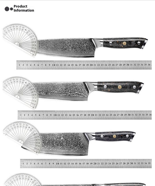 Cuchillo de Chef Profesional con Núcleo de Acero de 67 Capas - Image 14