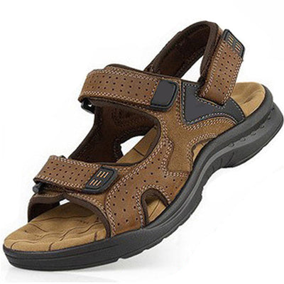 Sandalias de Cuero para Hombre con Plataforma y Puntera - Piel Premium para Exterior - Image 7