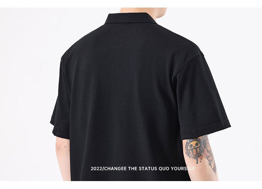 Polo Ejecutivo de Verano con Bordado Elegante para Hombre - Image 16