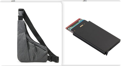 Bolsa Cruzada Triangular para Hombre - Casual y Funcional - Image 16