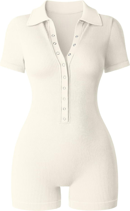Jumpsuit Deportivo Yoga Mujer con Cuello V y Cintura Ajustable - Image 13