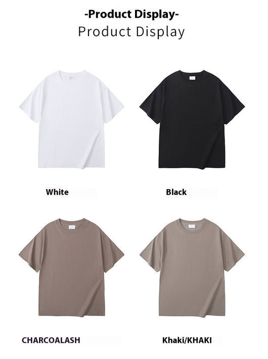 Camiseta Básica de Pareja Unisex - Colores Sólidos Modernos - Image 28