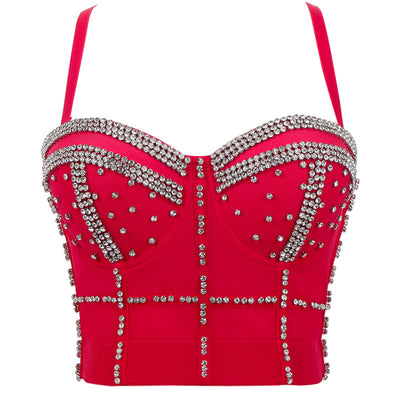Top Tubo Denim con Perlas Moldeador de Figura - Image 2