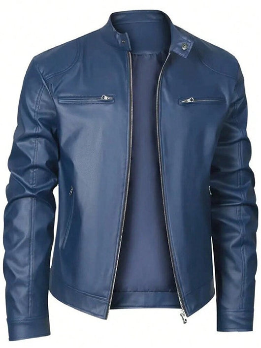 Cardigan Ejecutivo con Detalles en Cuero PU y Bolsillos - Image 18