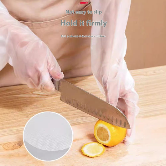 Guantes Desechables Extendidos Impermeables para Cocina y Limpieza - Image 4