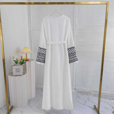 Cardigan Elegante con Bordados para Vestido Musulmán Mujer - Image 16