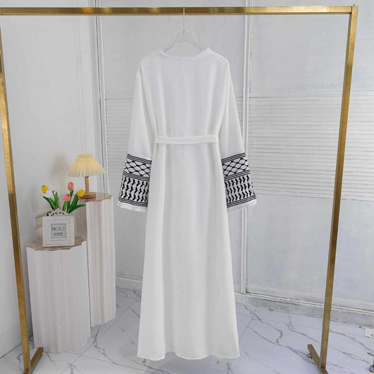 Cardigan Elegante con Bordados para Vestido Musulmán Mujer - Image 16