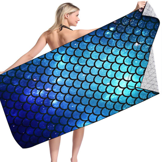 Toalla de Baño Microfibra 3D con Diseño Playa - Rectangular Premium - Image 26