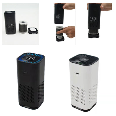 Purificador de Aire Portátil con Generador de Iones Negativos para Auto y Hogar - Image 11