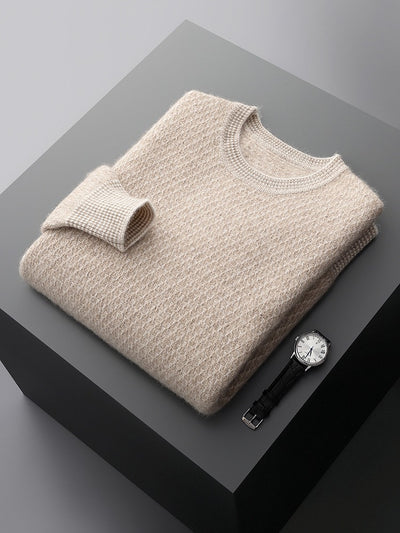 Suéter Ejecutivo de Cuello Redondo para Otoño e Invierno - Image 6