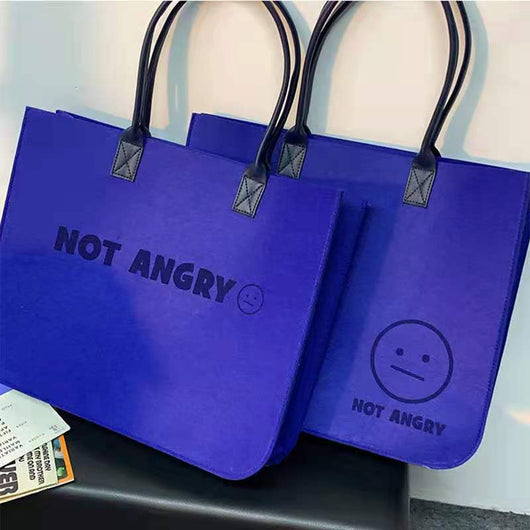 Bolsa Tote de Fieltro Grande para Viajeros Urbanos - Image 2