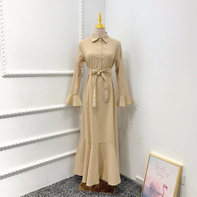 Vestido Robe Dubai con Mangas Acampanadas - Image 2