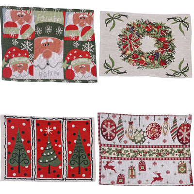 Manteles Individuales de Tela Tejida para Decoración Navideña - Image 5