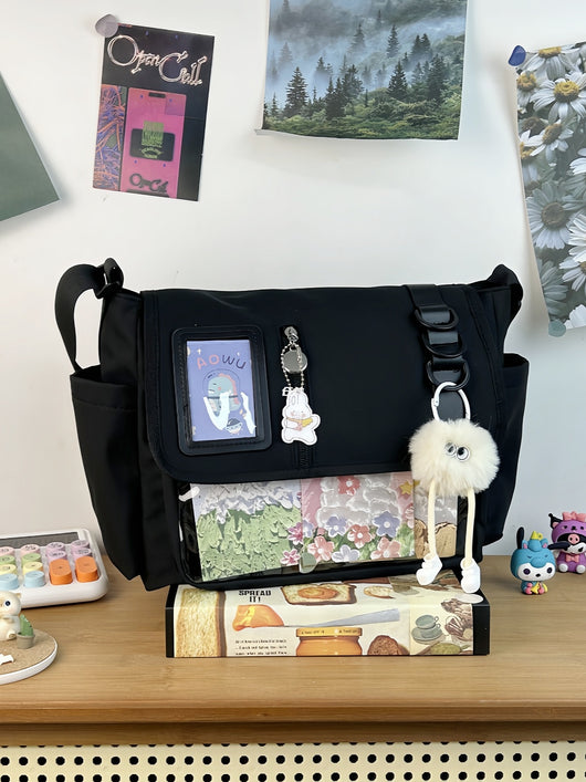 Bolsa Crossbody de Lona Impermeable Ligera Multiuso Casual - Image 25