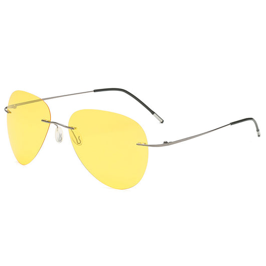 Gafas de Sol Polarizadas Titanio Ultraligeras sin Marco - Image 5