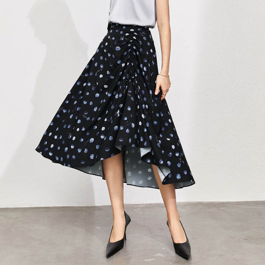 Falda Plisada Estampado Lunares Francés con Letras - Image 9