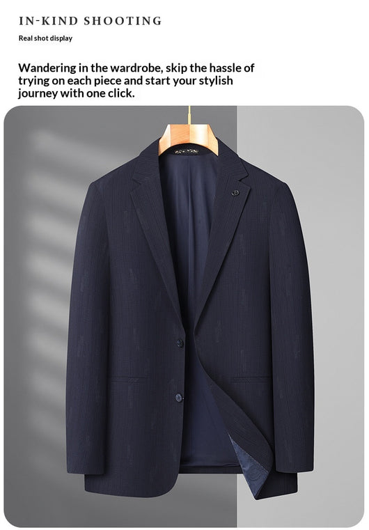Blazer Casual de Lujo Minimalista para Hombre - Chaqueta Sofisticada y Versátil - Image 17