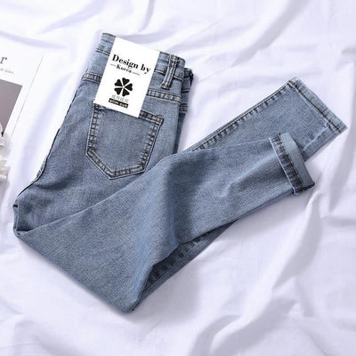 Jeans Slim Cintura Alta Mujer - Ajuste Perfecto Nine Points - Image 9