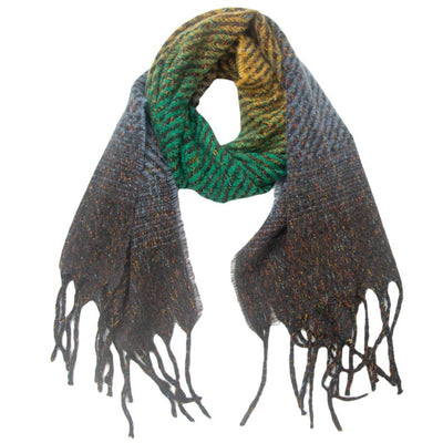 Chal Degradado con Borlas para Mujer - Estilo Europeo y Americano - Image 13
