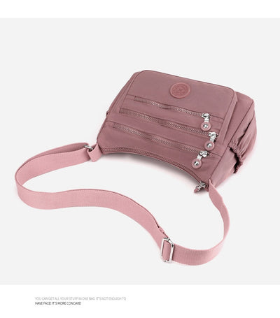 Bolsa Crossbody de Nylon de Gran Capacidad con Múltiples Compartimentos - Image 28