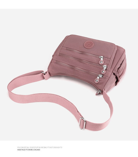 Bolsa Crossbody de Nylon de Gran Capacidad con Múltiples Compartimentos - Image 28