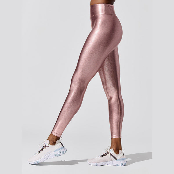 Leggins Casuales de Cintura Alta en Colores Sólidos