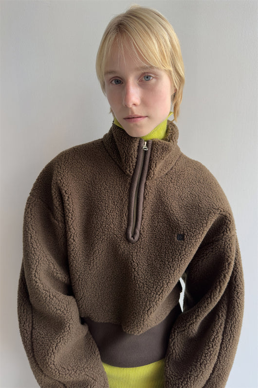 Sudadera Casual con Cuello Alto y Cierre Parcial - Image 10