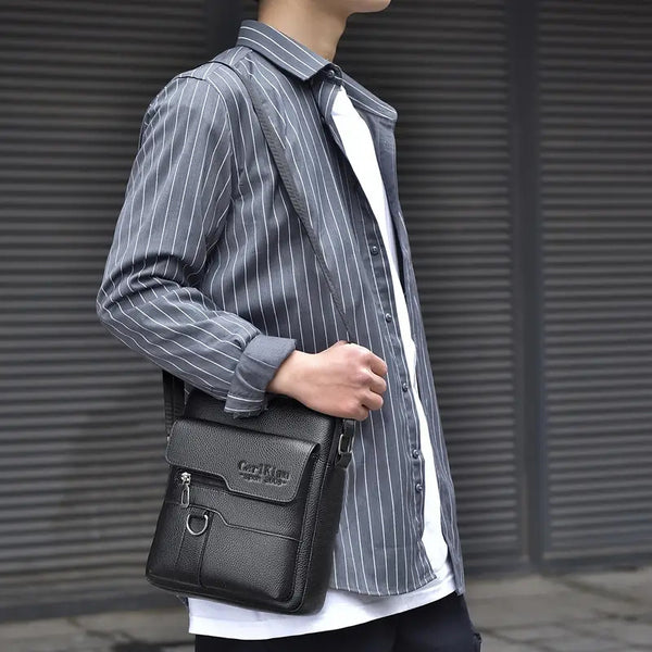 Bolso Bandolera de Negocios Grano de Lichi para Hombre