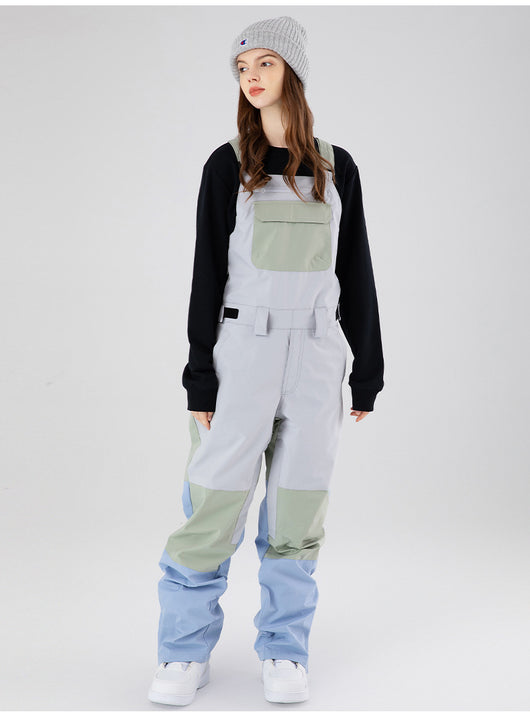Traje de Esquí Impermeable Bicolor con Refuerzos Duraderos - Image 19
