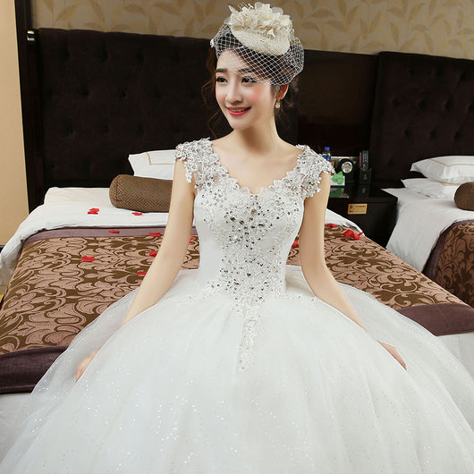 Vestido de Novia con Hombros Descubiertos - Image 7