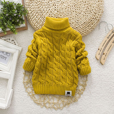 Suéter Tejido Grueso Cuello Redondo para Bebé y Niño - Image 22