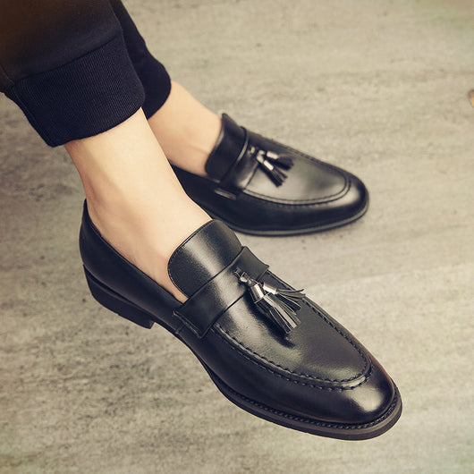 Zapatos de Cuero Estilo Coreano Casual Ejecutivo para Hombre - Image 9