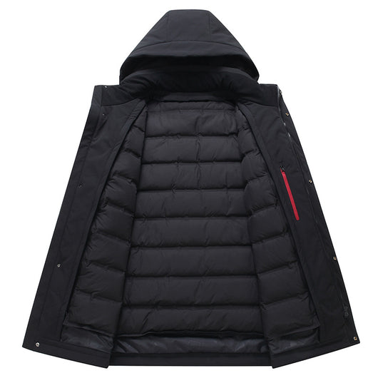 Abrigo Parka de Plumón de Pato para Hombre - Image 3