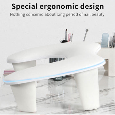 Soporte Desmontable de Dos Manos para Almohada de Uñas