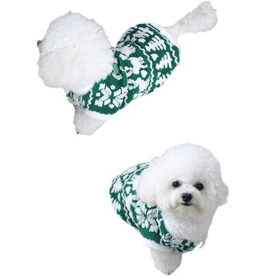 Sudadera Navideña Peluche para Perros y Gatos con Arnés de Seguridad - Image 4