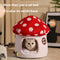 Cama Semiencerrada para Gatos Cuatro Estaciones - Diseño Acogedor